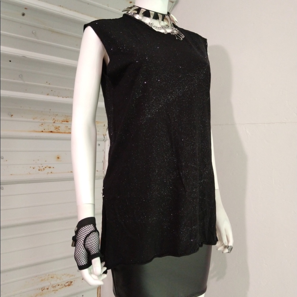 Glitter Safety Pin Shirt